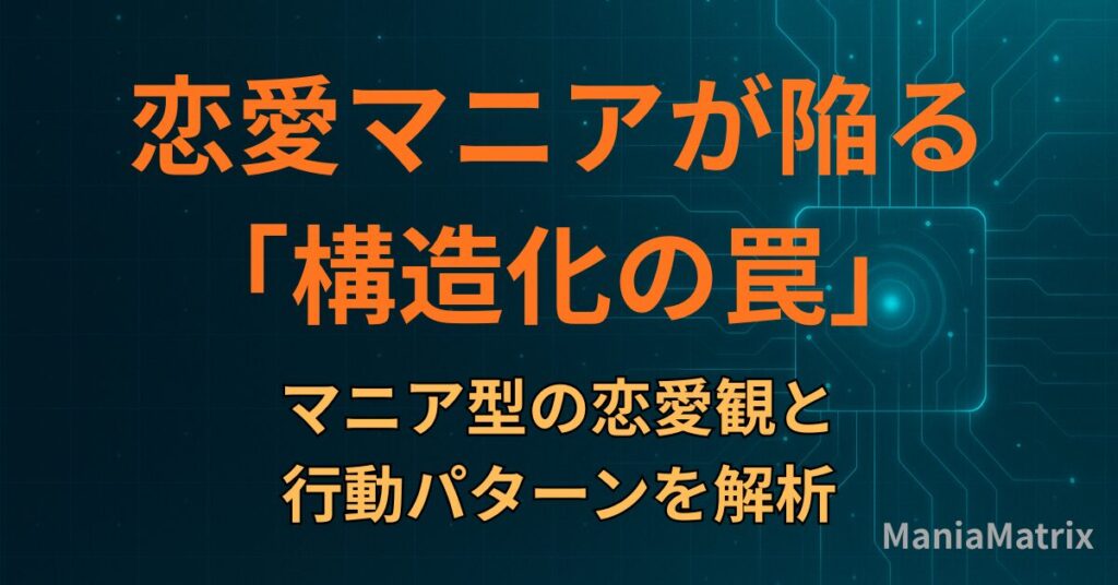 マニアとマニアックの語源と意味の厳密な差異 - Mania Matrix