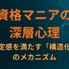 資格マニアの深層心理：自己肯定感を満たす「構造化中毒」のメカニズム
