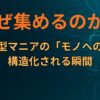なぜ集めるのか？靴・模型マニアの「モノへの愛」が構造化される瞬間