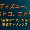 ディズニー、コストコ、ニトリ…「店舗マニア」が導く購買マトリックス