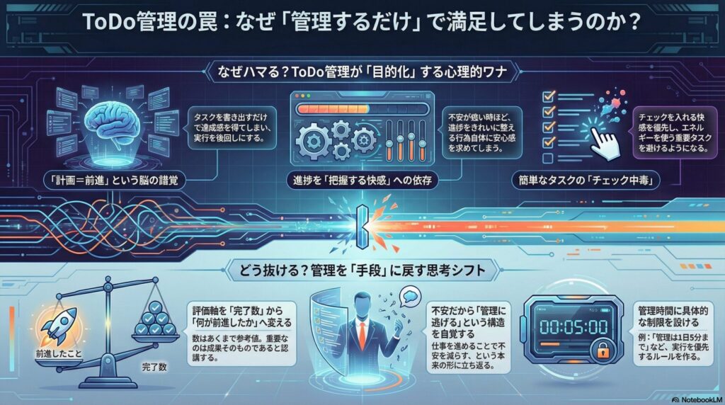 ToDo管理が目的化する瞬間 ―「進捗チェック」にハマる心理構造~ハマる心理の構造②