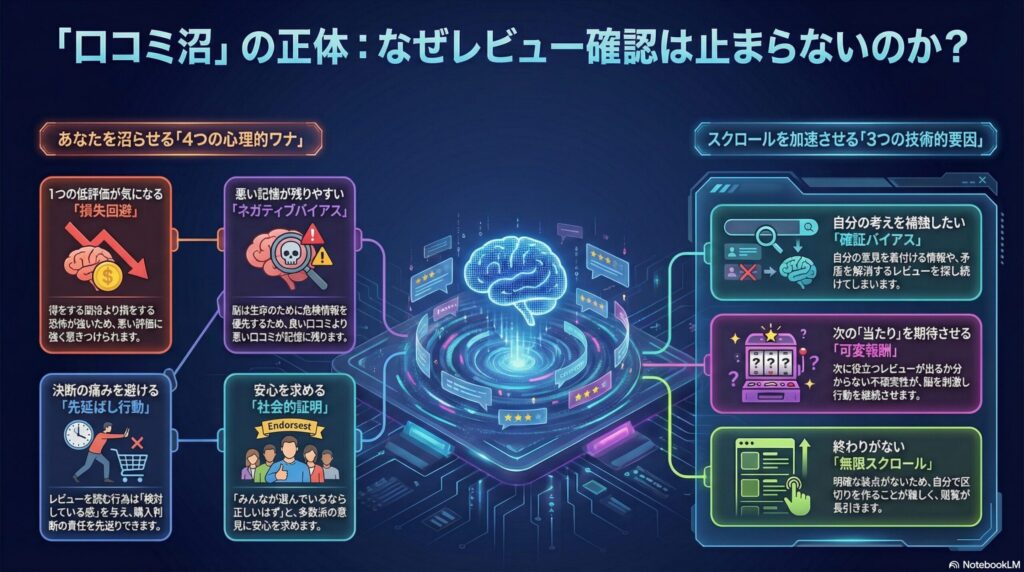 なぜ人は口コミを「もう一つだけ」読んでしまうのか― レビュー確認が止まらない構造~ハマる心理の構造④
