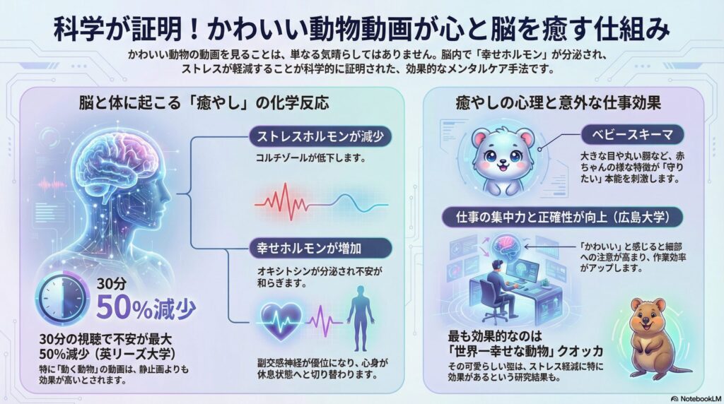 なぜ動物動画で癒やされるのか？－脳の仕組みと快感の構造を解析～ハマる心理の構造③