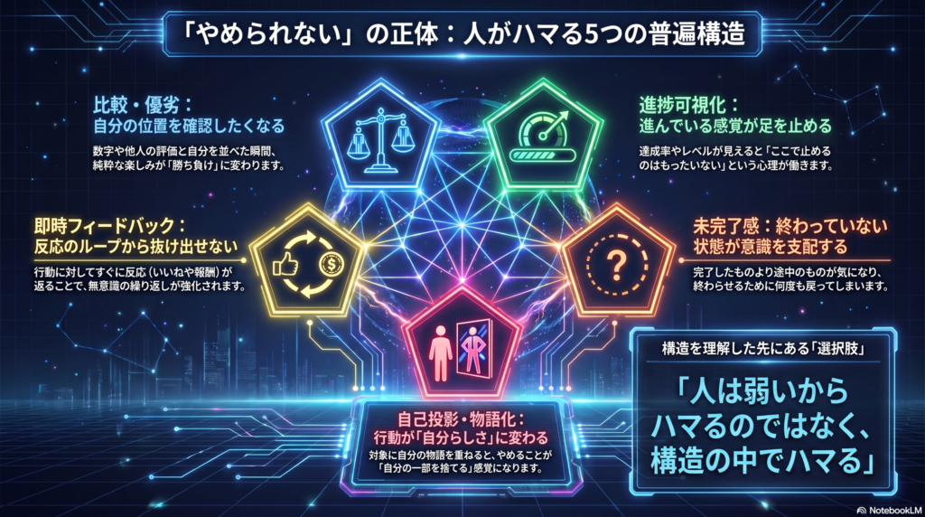人がハマる5つの普遍構造