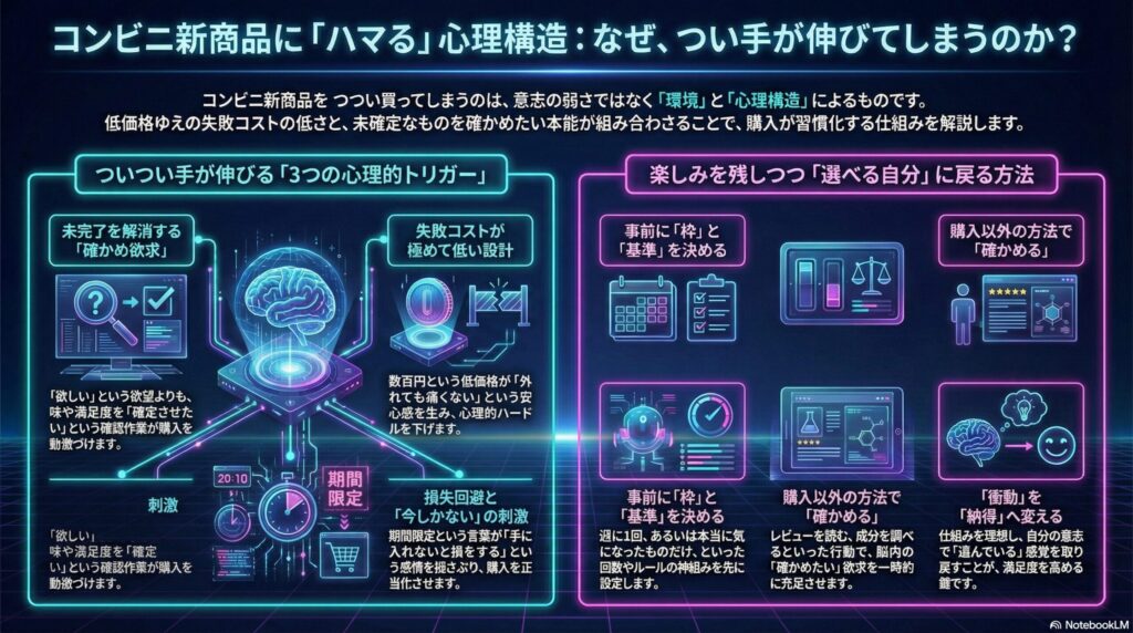 コンビニ新商品の心理構造
