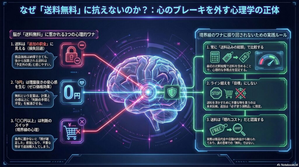 送料無料の心理と対策