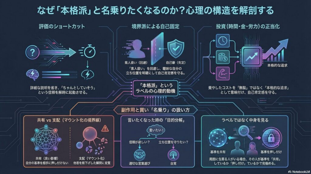 「本格派」を名乗る心理の構造