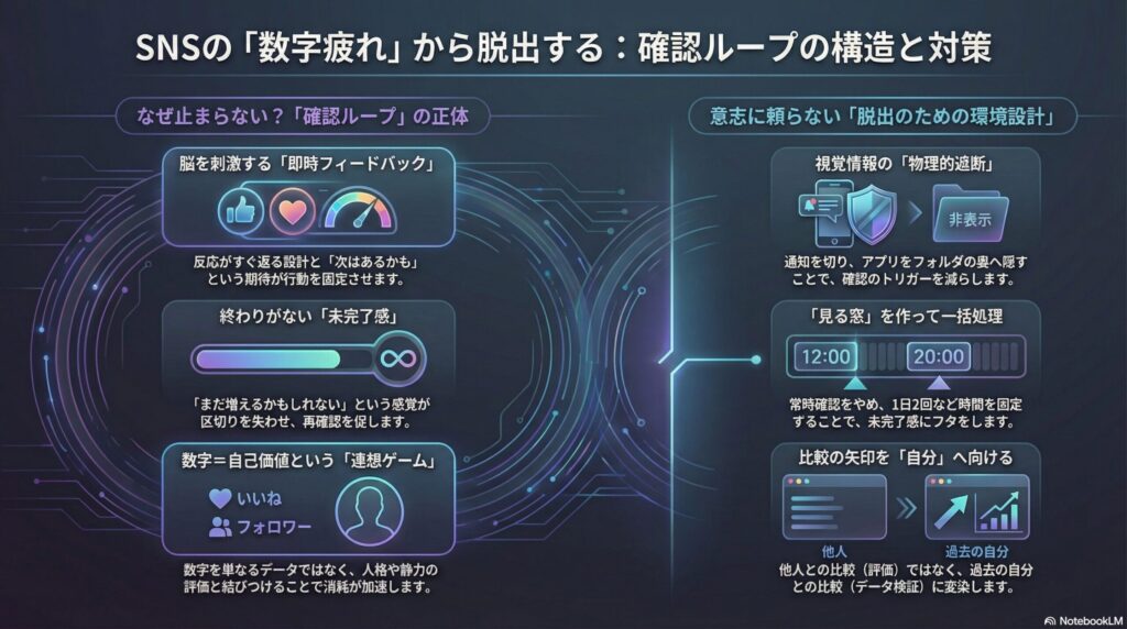 SNS数字疲れの構造と対策