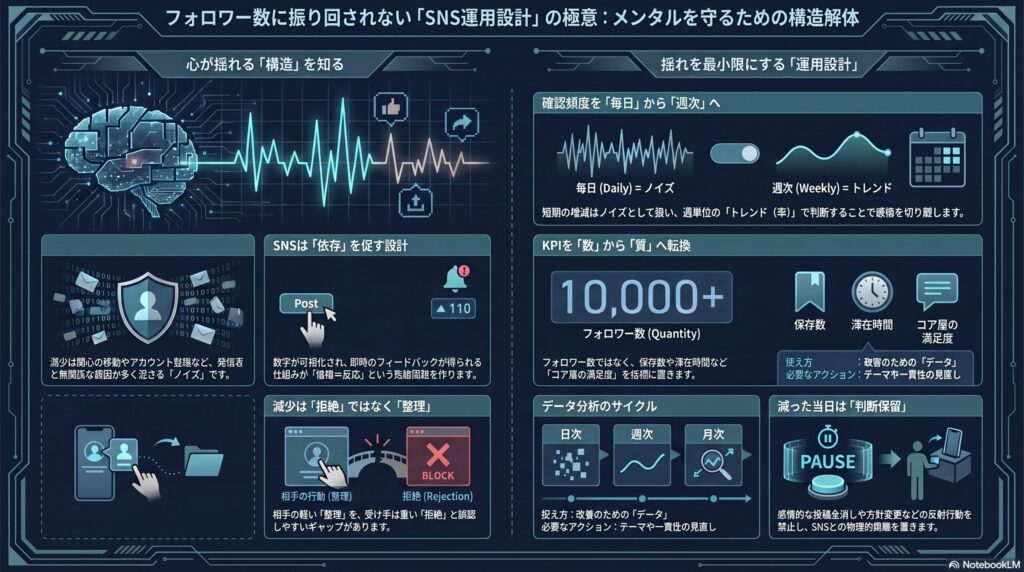 メンタルを守るSNS運用設計の極意