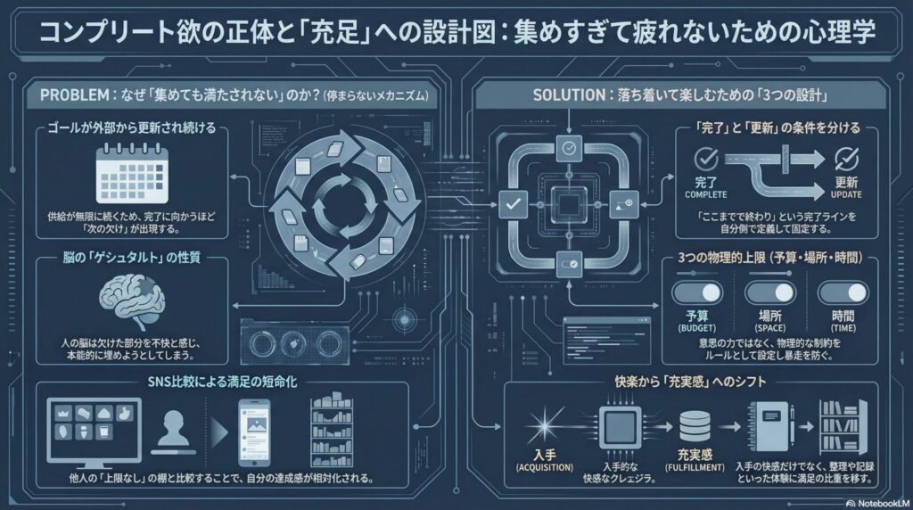 コンプリート欲と充足の心理学