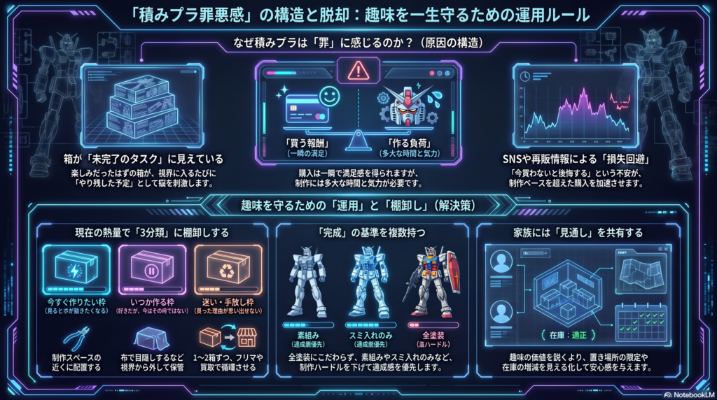 積みプラ罪悪感の構造と脱却