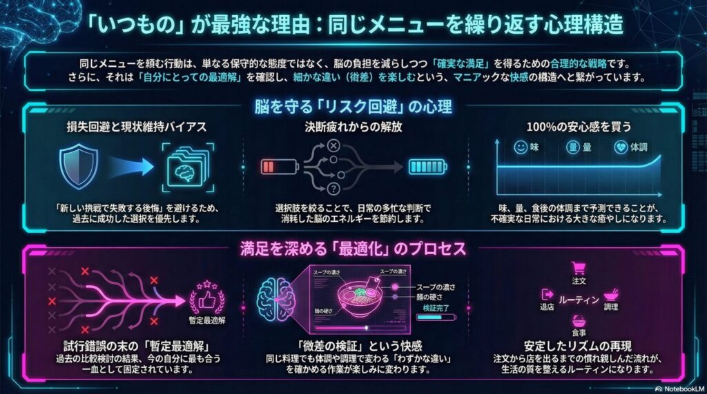 「いつもの」が最強な理由