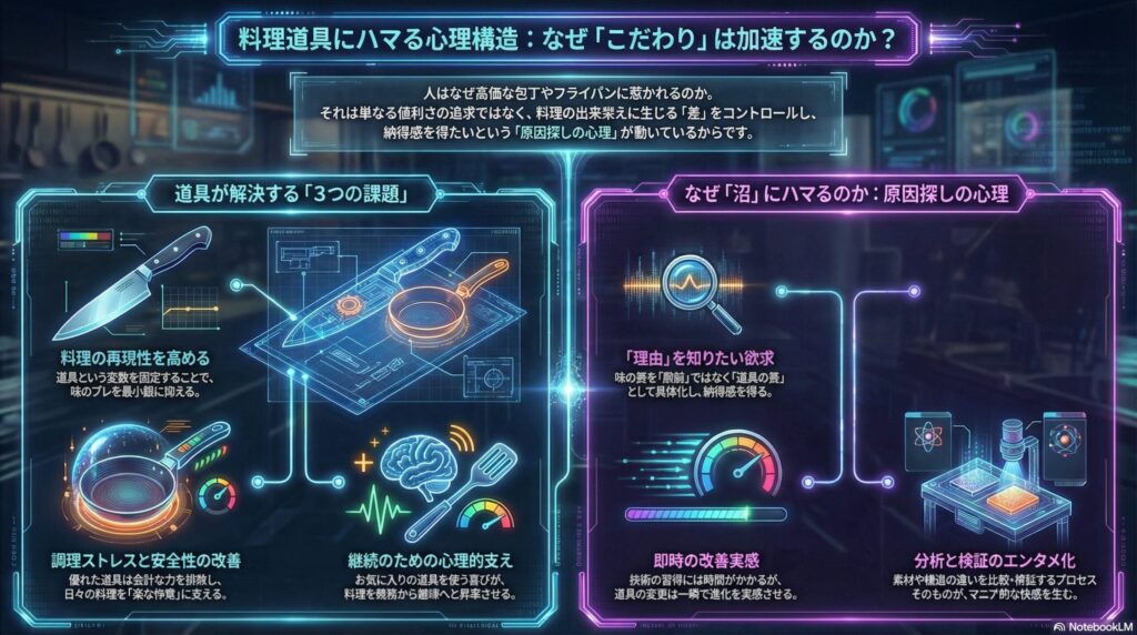 料理道具にハマる心理構造