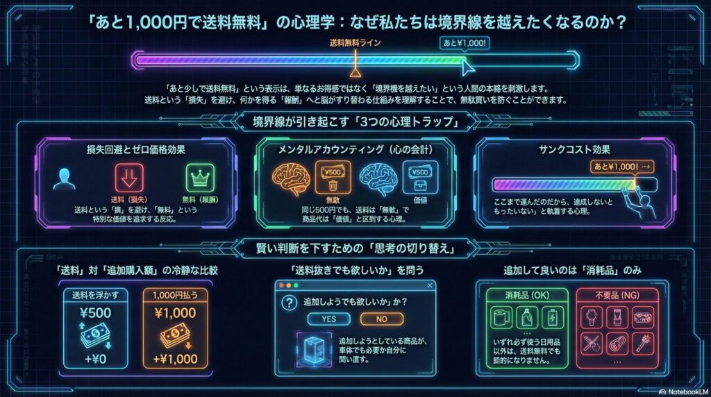 なぜ人は「あと1,000円で送料無料」に弱いのか