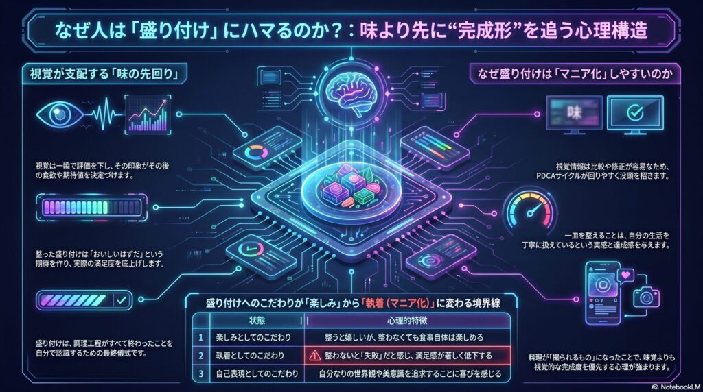 盛り付けにハマる心理構造