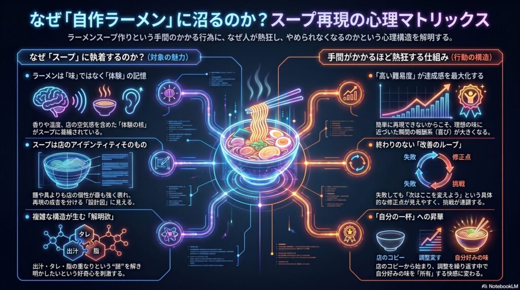 自作ラーメンにハマる心理構造