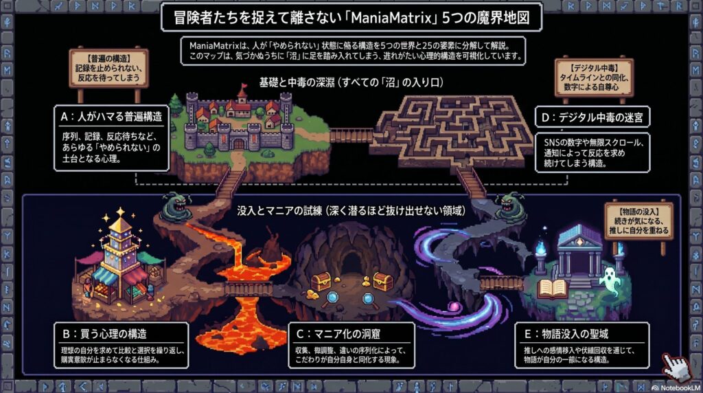 人を捉える5つの魔界地図