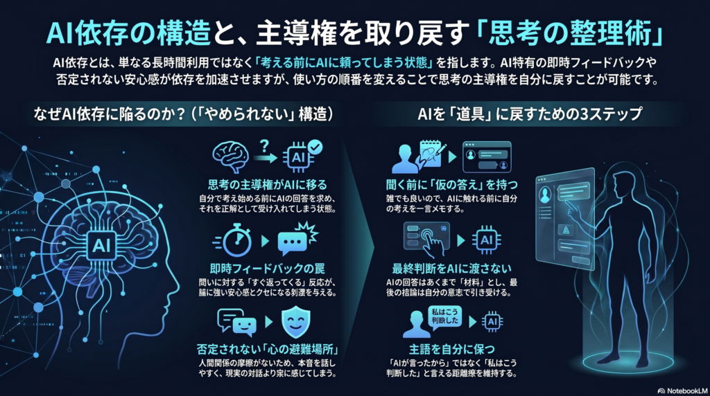 AI依存を脱する思考の整理術