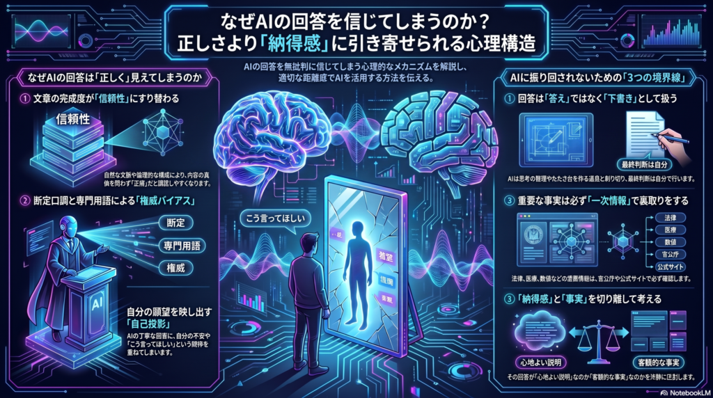AI回答への過信と対策