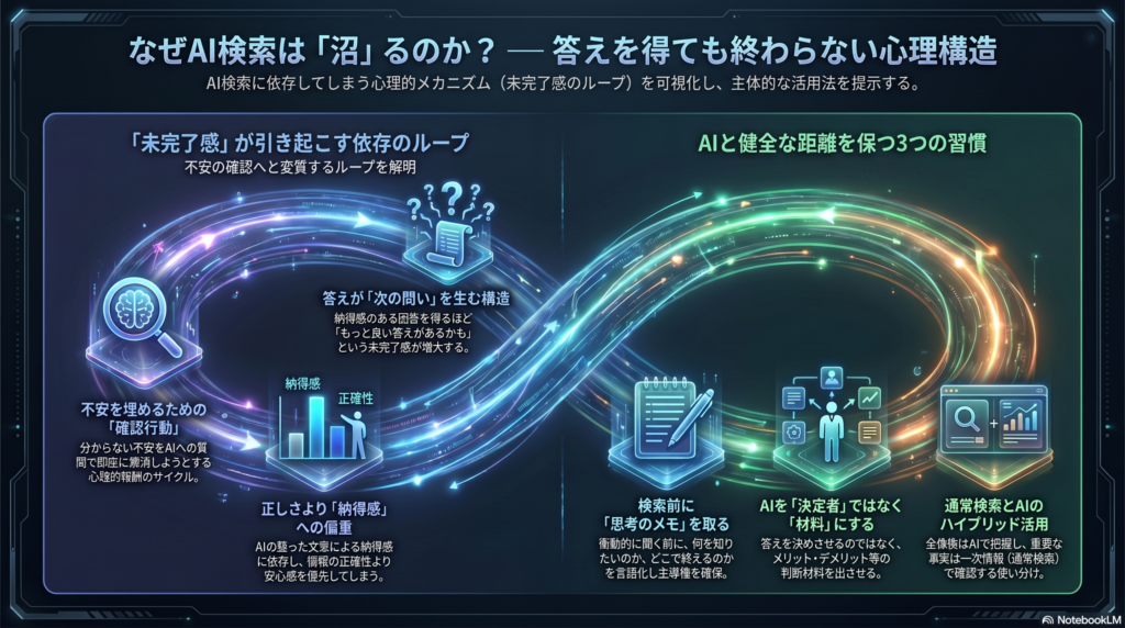 AI検索の依存と活用法