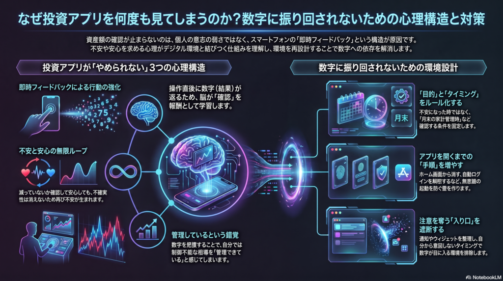 投資アプリ依存の心理と対策