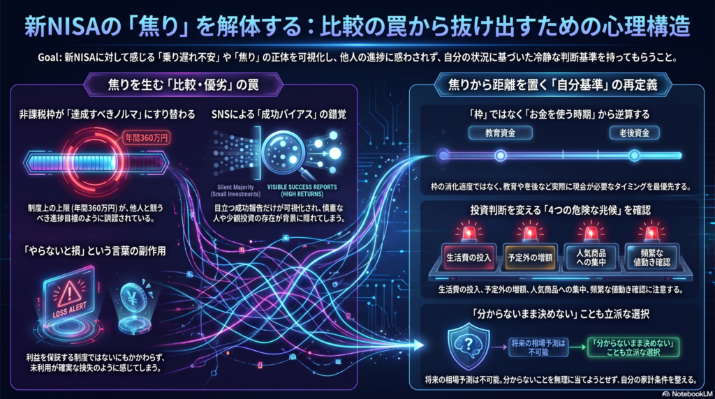 新NISAの焦りを解体する