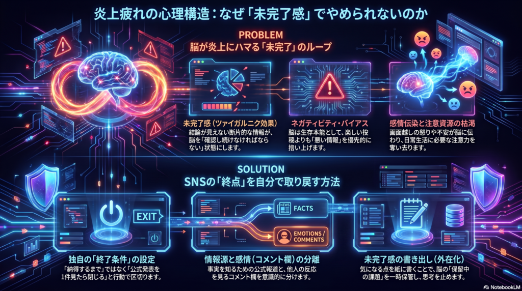 炎上疲れの仕組みと対策