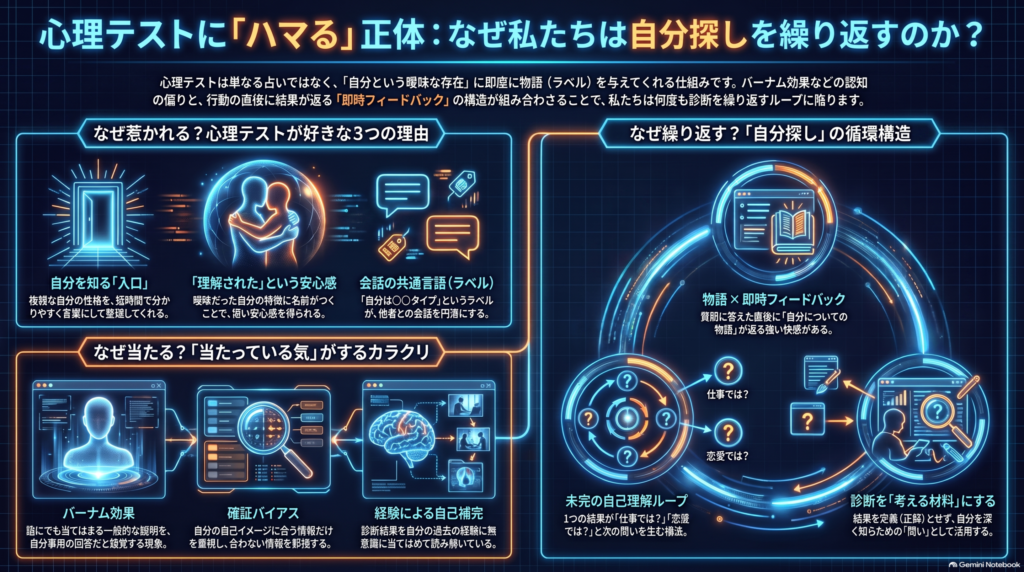 心理テストにハマる理由