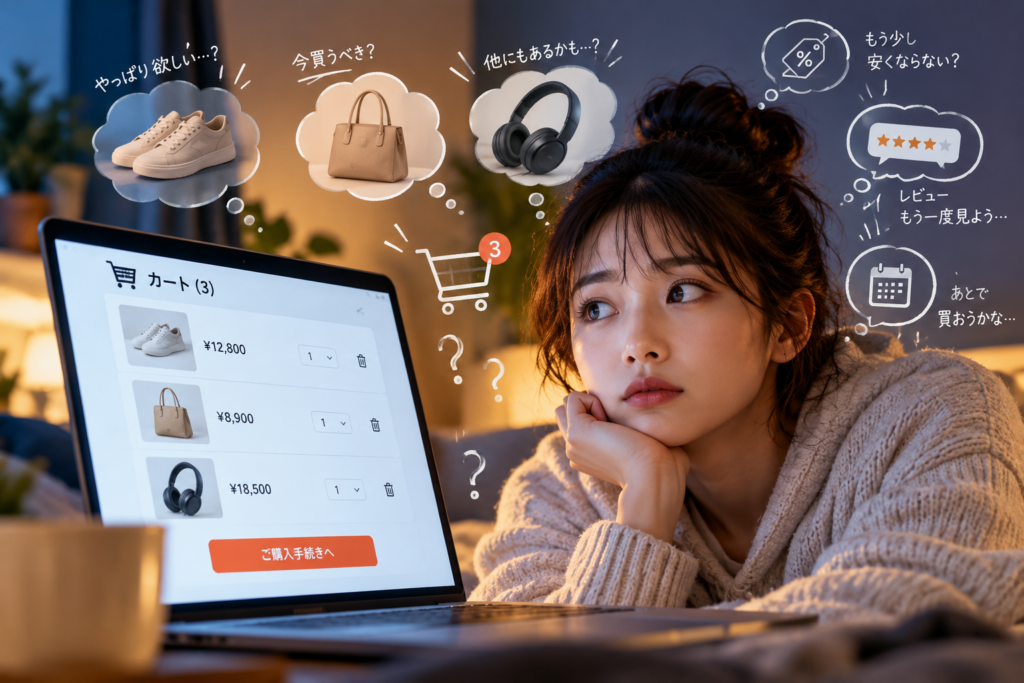カートに残る、迷いの夜